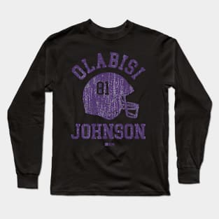 Olabisi Johnson Minnesota Helmet Font Long Sleeve T-Shirt